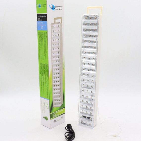 Аварийный светильник-фонарь с USB-DC зарядкой, 60 LED, HY-619 / Аккумуляторная LED лампа / Переносной фонарь | Зображення 8