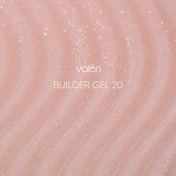 Гель для нарощення нігтів Valeri Builder Gel №20 (холодний рожевий з шимером) 15мл | Зображення 1
