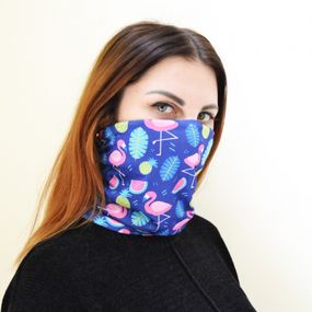 Защитная бафф маска на лицо 4Profi Flamingo Fruit размер М 14837