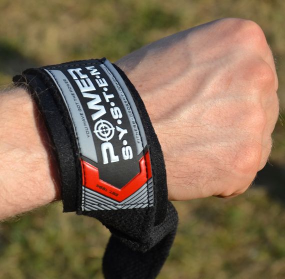 Лямки для тяги Power System PS-3400 Power Straps Black/Red | Зображення 6