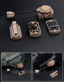 Ліхтар тактичний на шолом Night Evolution MPLS 3 Coyote