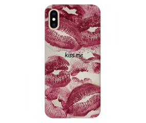 Чохол для iPhone X, XS / Чохол на замовлення Принт: Поцілунки