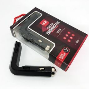 Пристрій для передачі музики в авто HZ H13 LCD AUX/USB, FM модулятор для машини з функцією Bluetooth YF-26