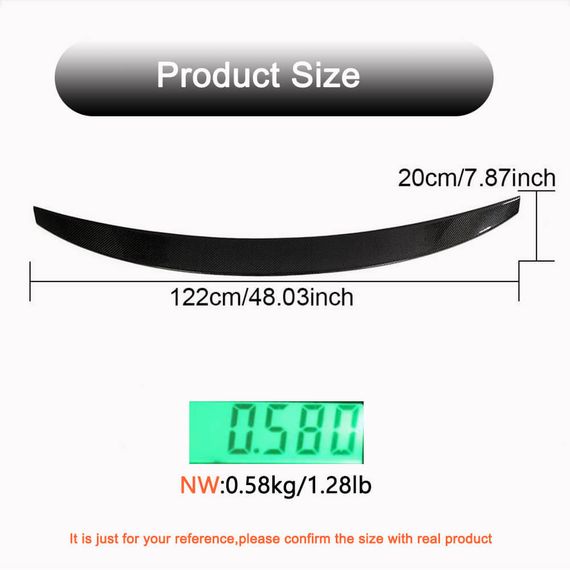 Спойлер V6 (для Sportback, Карбон) для Ауди A5 2016-2025 гг | Зображення 2