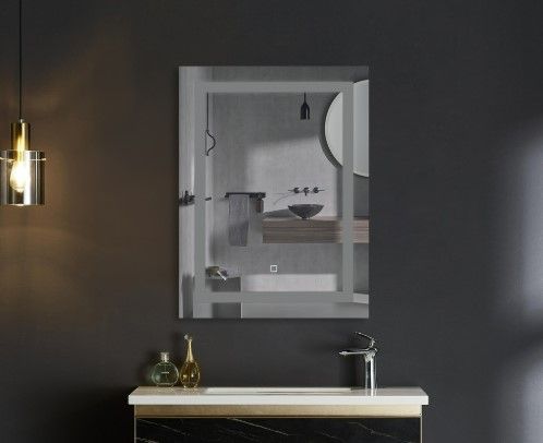 Дзеркало Mixxus TALL MR08-80x60-REVERSE з LED Touch, Anti-fog, димером, регулюванням яскравості (MI6659) | Зображення 3