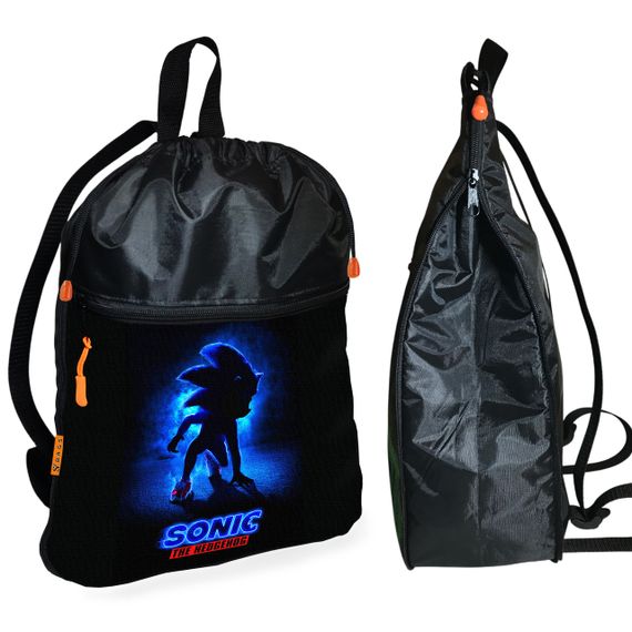 Школьный рюкзак детский Супер Соник + Сумка для обуви спортивной формы рюкзак-мешок для мальчика (01837) | Зображення 1