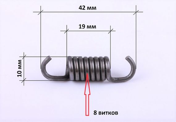 Пружина сцепления короткая мотокоса | Зображення 2