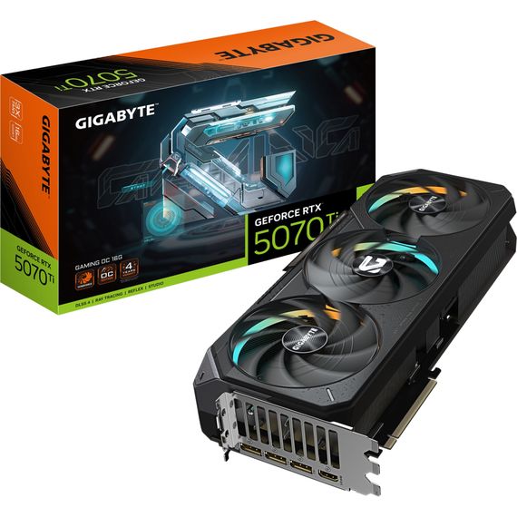 Видеокарта GIGABYTE GeForce RTX5070 Ti 16GB GAMING OC (GV-N507TGAMING OC-16GD) | Зображення 9