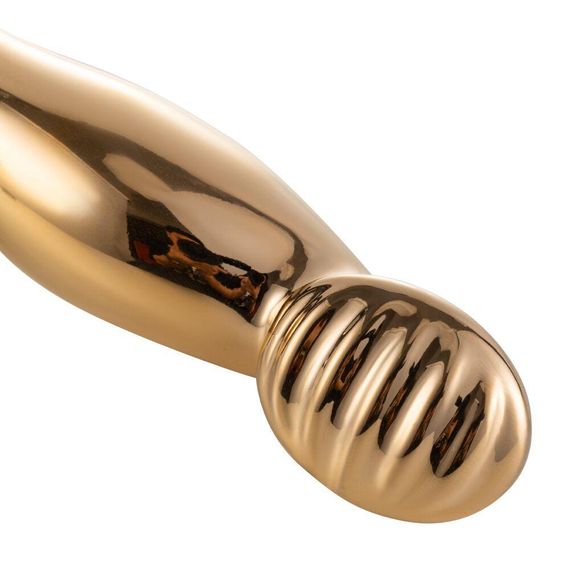 Вібромасажер простати LOCKINK SEVANDA Eros, золотистий, 10 режимів, пульт ДК, знімна присоска sexstyle | Зображення 7