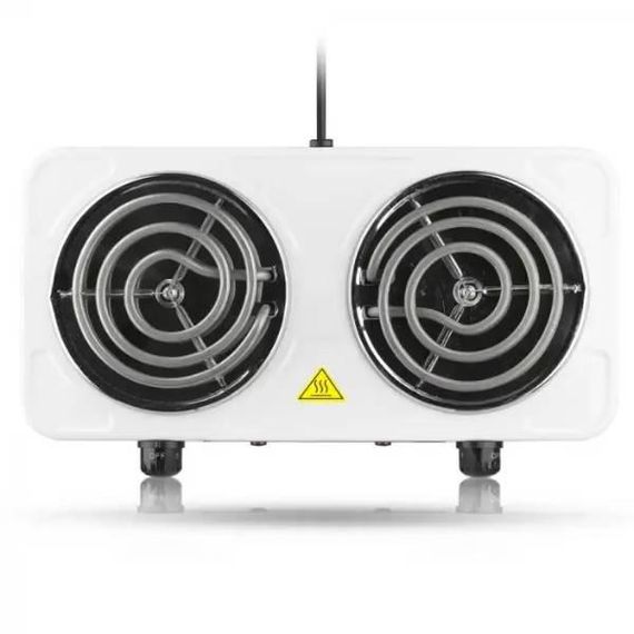 Электрическая плита на две конфорки RAF-R.8020B Белая