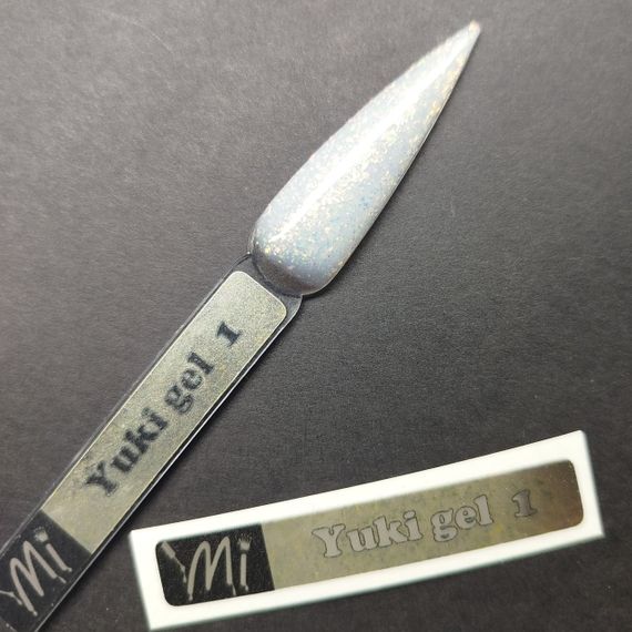 Наклейка на типсу (палитру) для геля Mi Yuki №1 (9 x 55 мм)