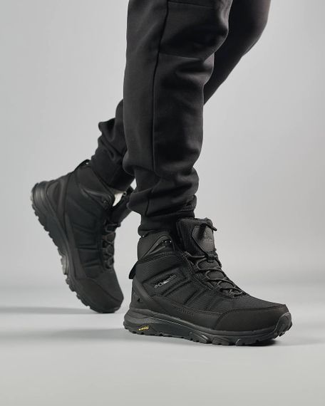 Зимові чоловічі кросівки Firecamp High All Black Fur , В'єтнам 42 26,5 | Зображення 4