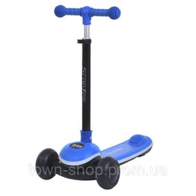 Детский самокат 3-х колесный 8899-blue, до 25 кг
