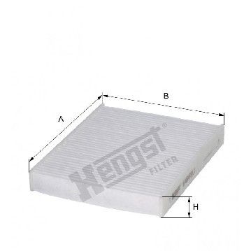 Фильтр салона Mazda CX-9 16- / Toyota Camry 17-, Hengst, E4959LI,