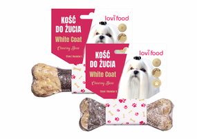 Ласощі у вигляді жувальної кістки Lovi Food.(риба) М-17см