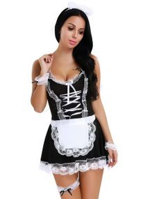 Сексуальний костюм для рольових ігор "Неслухняна служниця" Розмір L