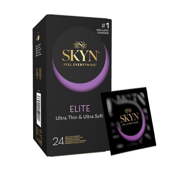 Безлатексні преміум-презервативи SKYN Elite 24 шт, ультратонкі Sex Aura
