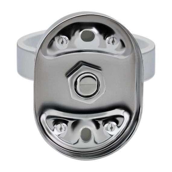 Мильниця з тримачем Lidz Oreo 0201 настінна (матове скло) LDORE0201CRM22083 Chrome | Зображення 3