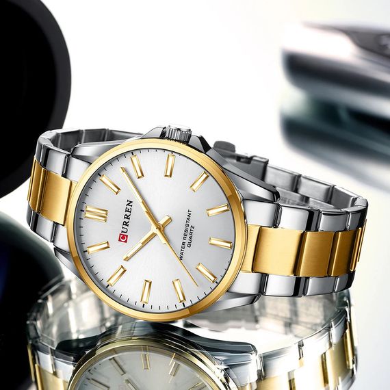 Curren 9090 Silver-Gold-Silver | Зображення 1