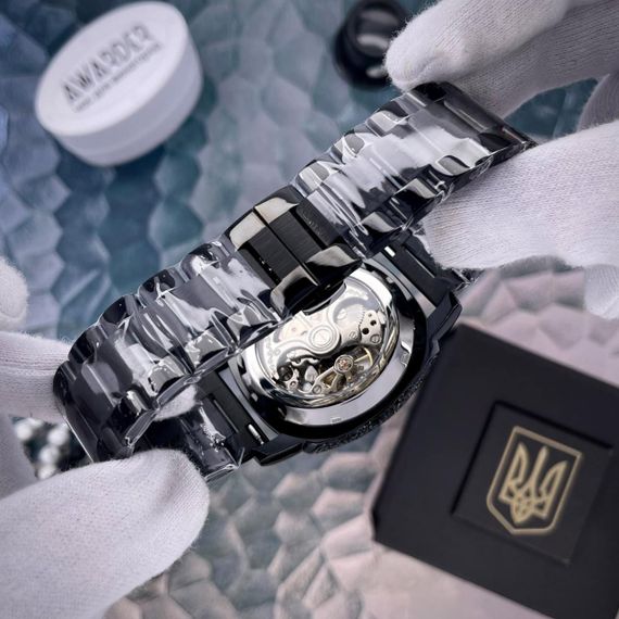 Чоловічий годинник Awarder 021-3D Де би не був Black-White Mesh | Зображення 4