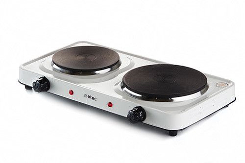 Плита електрична настільна дискова ES-02DDW, 2500 Вт Metec