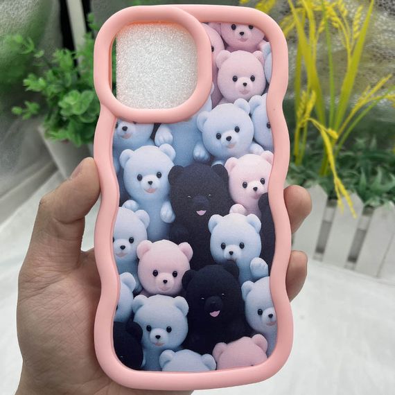 Чехол TPU Cloudy Pictures для Apple iPhone 13 / 14 (6.1") Bears | Зображення 1
