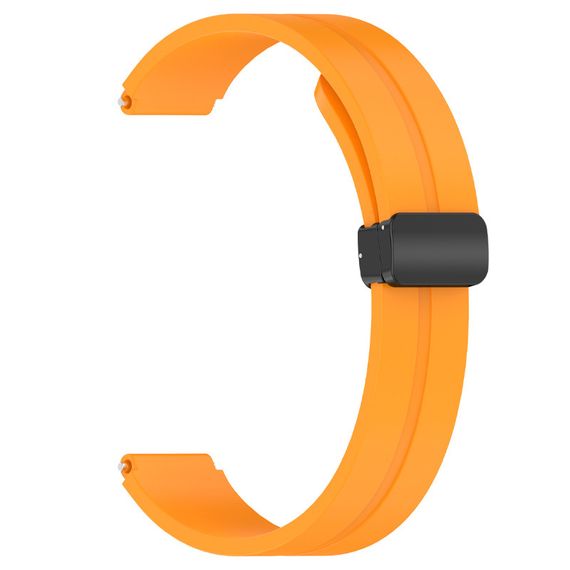 Ремінець Line Magnetic для Xiaomi Mi Band 9/8 Помаранчевий / Orange | Зображення 1