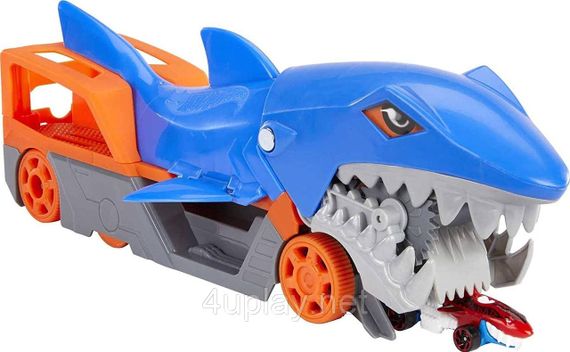 Вантажівка транспортер Хот Вілс Голодна акула / Акуляча паща. Hot Wheels Shark Chomp Transporter | Зображення 6