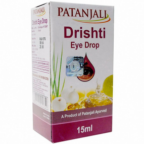 Натуральні очні краплі Дрішті Патанджалі 10 мл Drishti eye drop Patanjali (термін до 08/24)