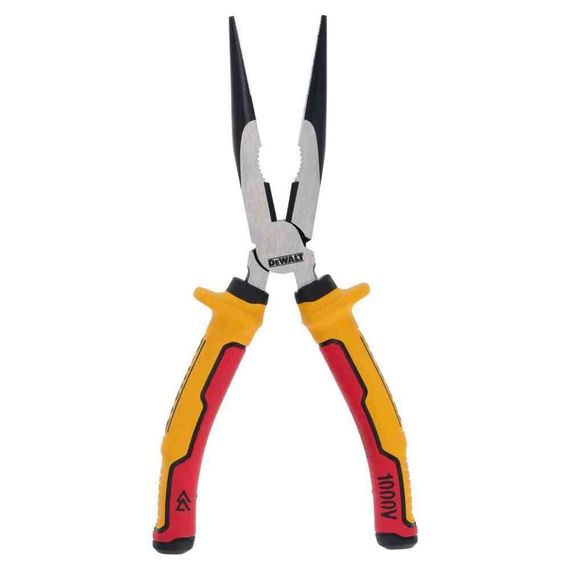 Плоскогубцы электрика LASER HARDENEDl VDE 1000V с удлиненными губками длиной 200 мм DeWALT DWHT82804-0 | Зображення 1
