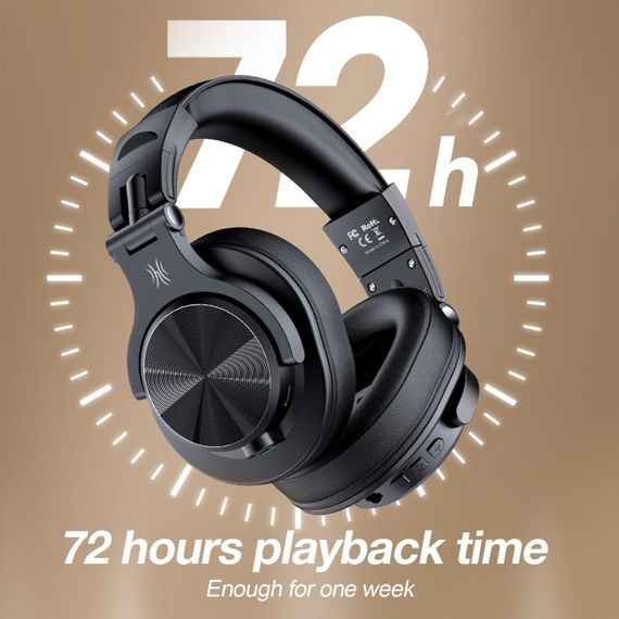 Гарнітура OneOdio Fusion A70, Bluetooth+3,5мм/6,35мм, Black | Зображення 5