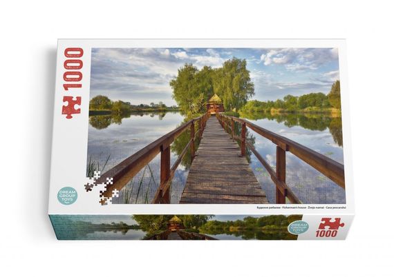 Пазл "Будиночок рибалки" 1000 елементів TRFL_UA/6 DGT-PUZZLE, в коробці (4820266221430) | Зображення 7