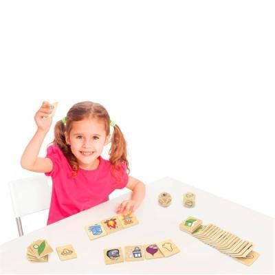 Развивающая игрушка Viga Toys Деревянный пазл-игра Изучаем чувства (44507) | Зображення 5
