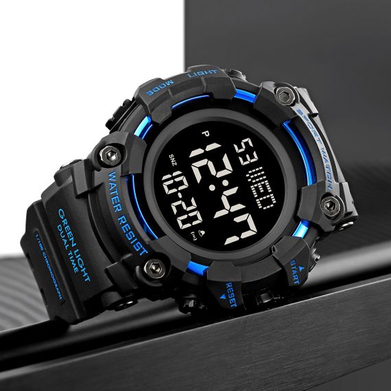 Годинник S2kmei 1968BU Black-Blue | Зображення 3