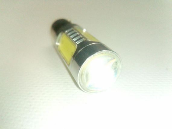 Лампа світлодіод с/ц 12V P21/5W 1157 COBALT 7,5 W (4+1 х 1,5W) метал. біла | Зображення 3