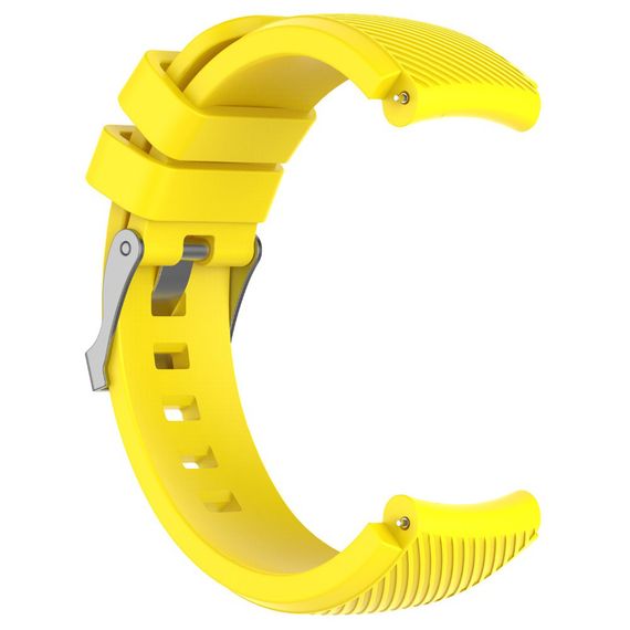 Силіконовий ремінець Primo для годинника Xiaomi Huami Amazfit SportWatch 2 / Amazfit Stratos - Yellow | Зображення 2