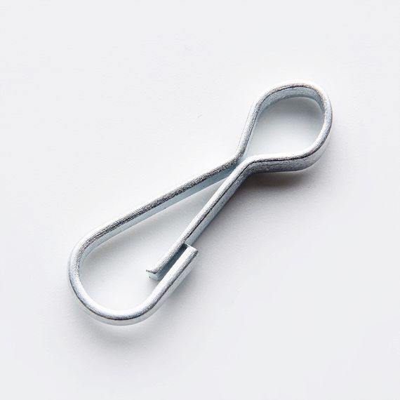 Карабін пружинний 80 мм оц. (пачка,кратно 100 шт.) APRO SHS-80