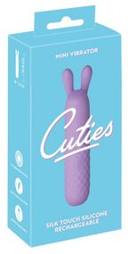 Мини-клиторальный вибратор c мягкими виброушками Cuties Sex Aura