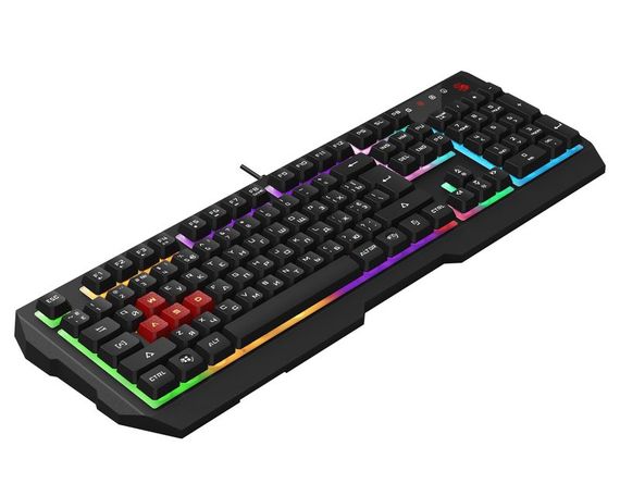 Клавіатура ігрова B135N Bloody, USB, чорна | Зображення 1