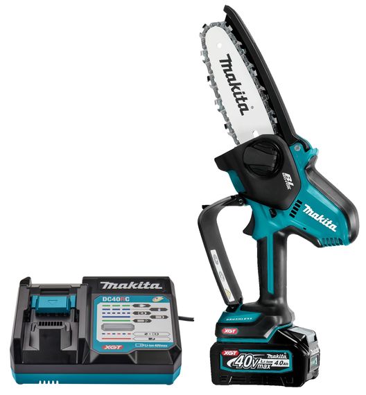 Мініпила ланцюгова акумуляторна Makita UC029G BEO1 (15 см, 8 м/с, 590 Вт, BL, XGT 40 В, комплект)