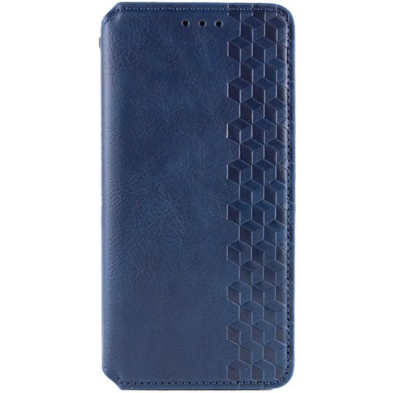 Шкіряний чохол-книжка GETMAN Cubic (PU) для Samsung Galaxy S24+ Синій