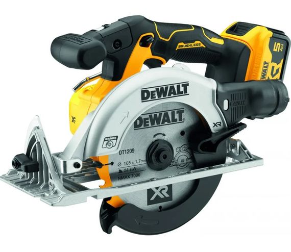 Пила дискова акумуляторна DeWalt з АКБ та ЗП DCS565P2