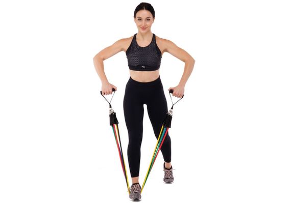 Набір гумових джгутів-еспандерів Бубновського EasyFit для фітнесу та реабілітації з 5 шт (EF-6333) | Зображення 4