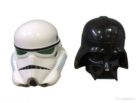 Подарочный Набор Кружка Чашка Бокал 3D Крышкой Star Wars Дарт Вейдер и Штурмовик 3D | Зображення 4