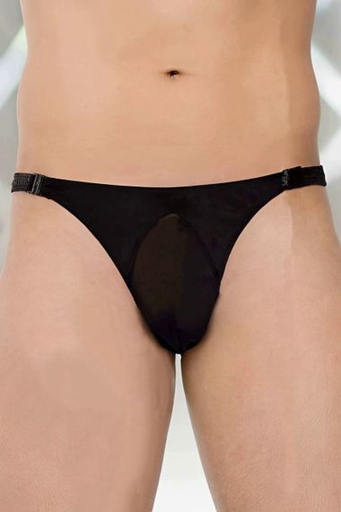 Мужские трусы-стринги Softline Thongs 4502 Черные M/L