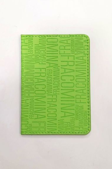 Обкладинка на паспорт-книжку "Літери" PDV-06 Color-it (6973795230508) Салатовий