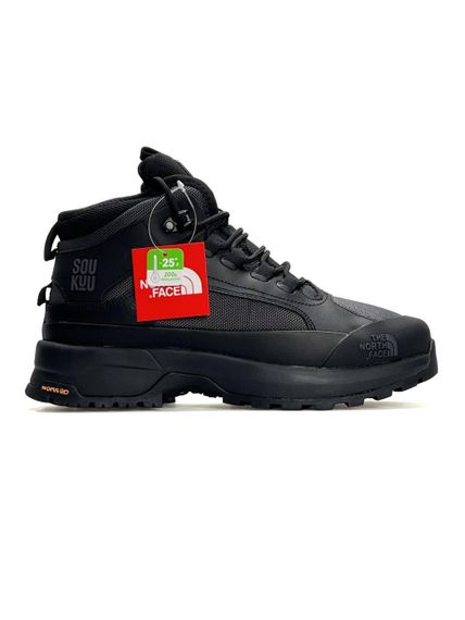 Кросівки зимові The North Face x SOUKUU Glenclyffe Fur Black Dark Grey захист від морозу, ідеально для зимового сезону A4849 42 27