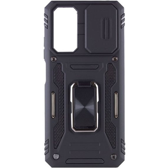 Ударопрочный чехол Camshield Army Ring для Xiaomi Redmi Note 11 Pro 4G/5G / 11E Pro / 12 Pro 4G Черный / Black | Зображення 2