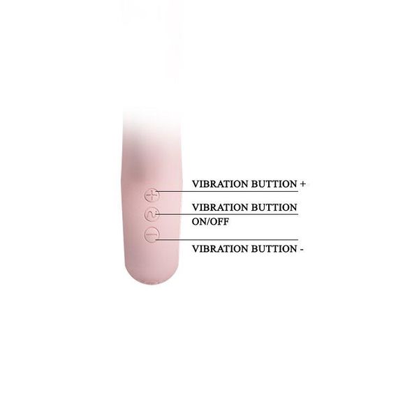 Перезаряджаючий акумуляторний вібратор з кліторальним стимулятором PRETTY LOVE "SELENE" BI-014513-1 Sex Aura | Зображення 6