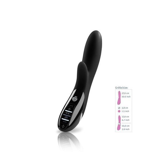 Вібратор-кролик з електростимуляцією Mystim Daring Danny eStim Black, міостимулятор | Зображення 1